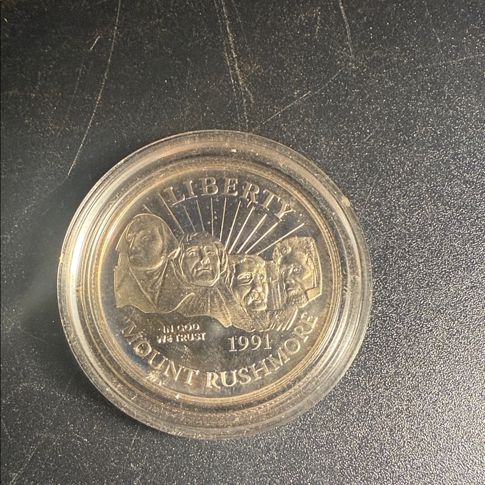 1991 Mount Rushmore Golden Anniversary Half Dollar
